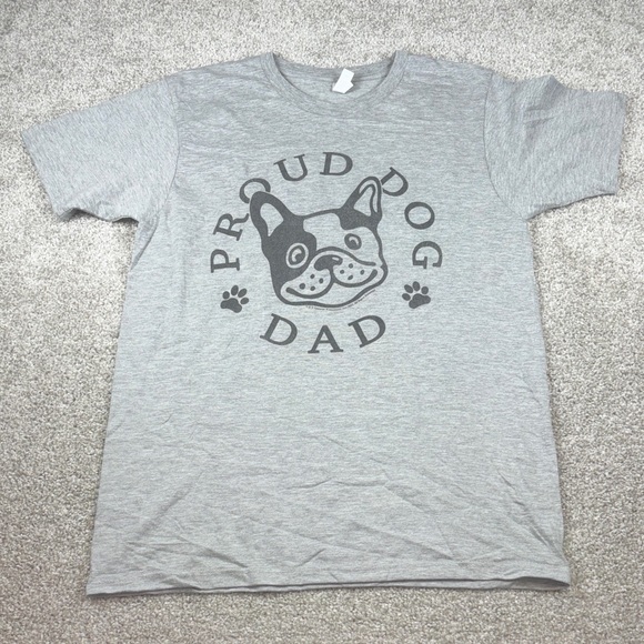 Zuni Other - Gray Proud Dog Dad Short Sleeve Tee size medium